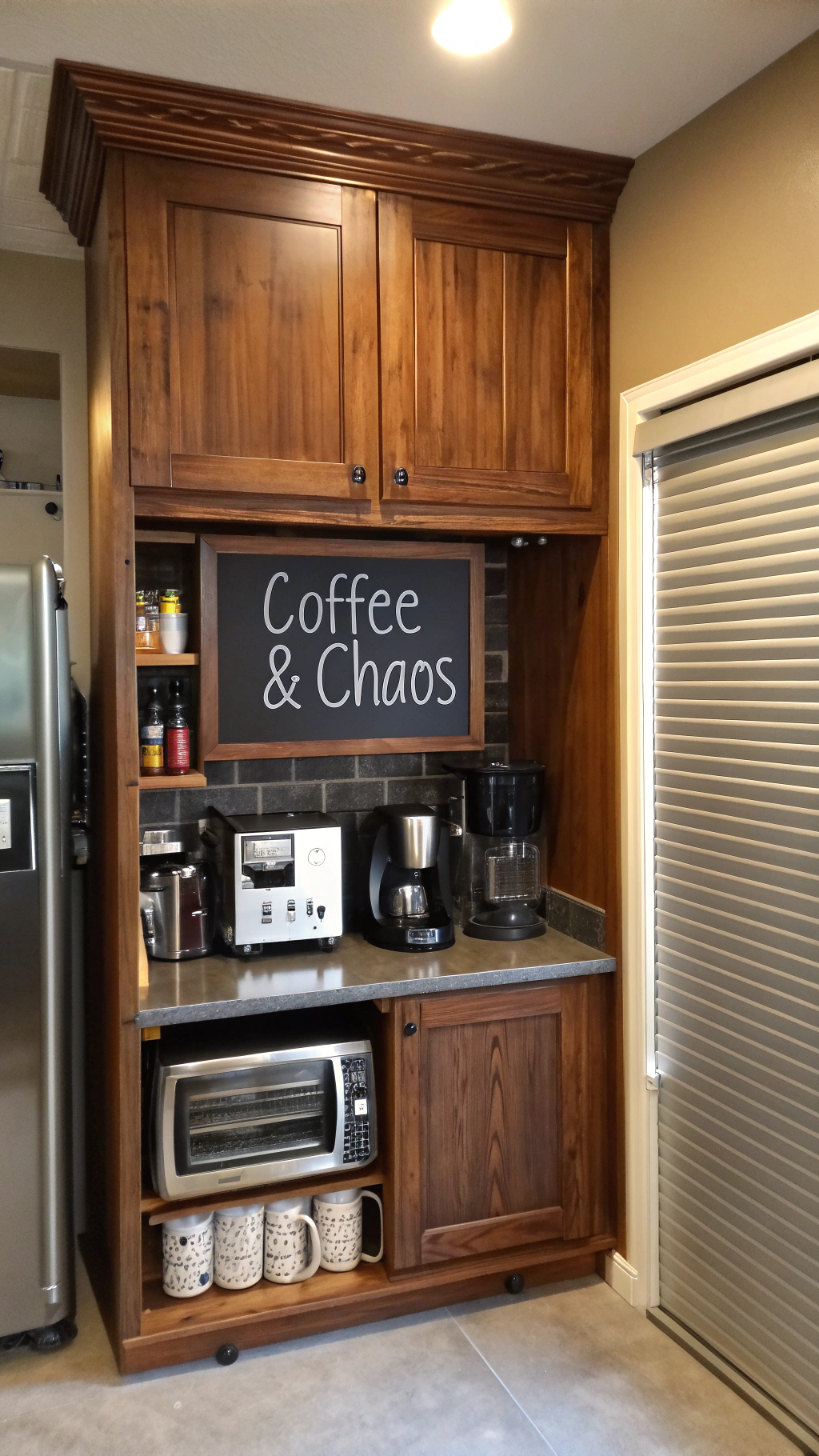 8. Appliance Garages: Kitchen Cabinet Small Space Solutions for Clutter