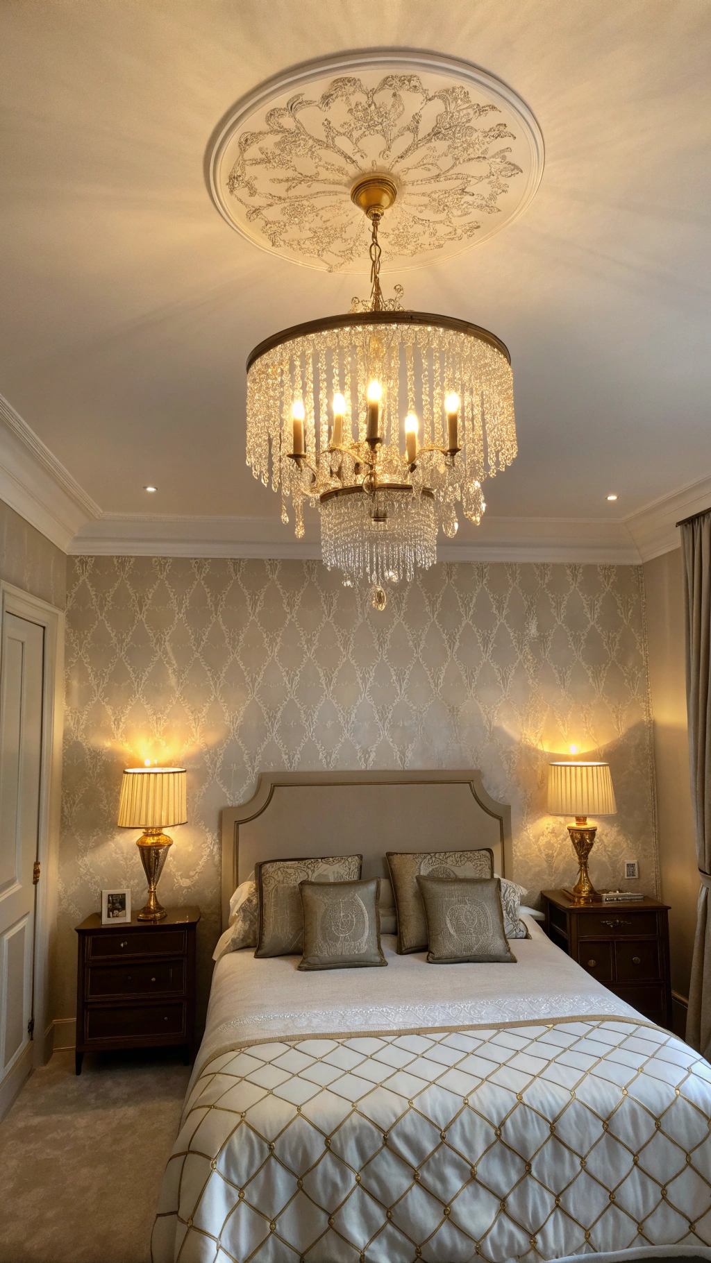 5. The Power of Statement Lighting in Elegant Bedrooms