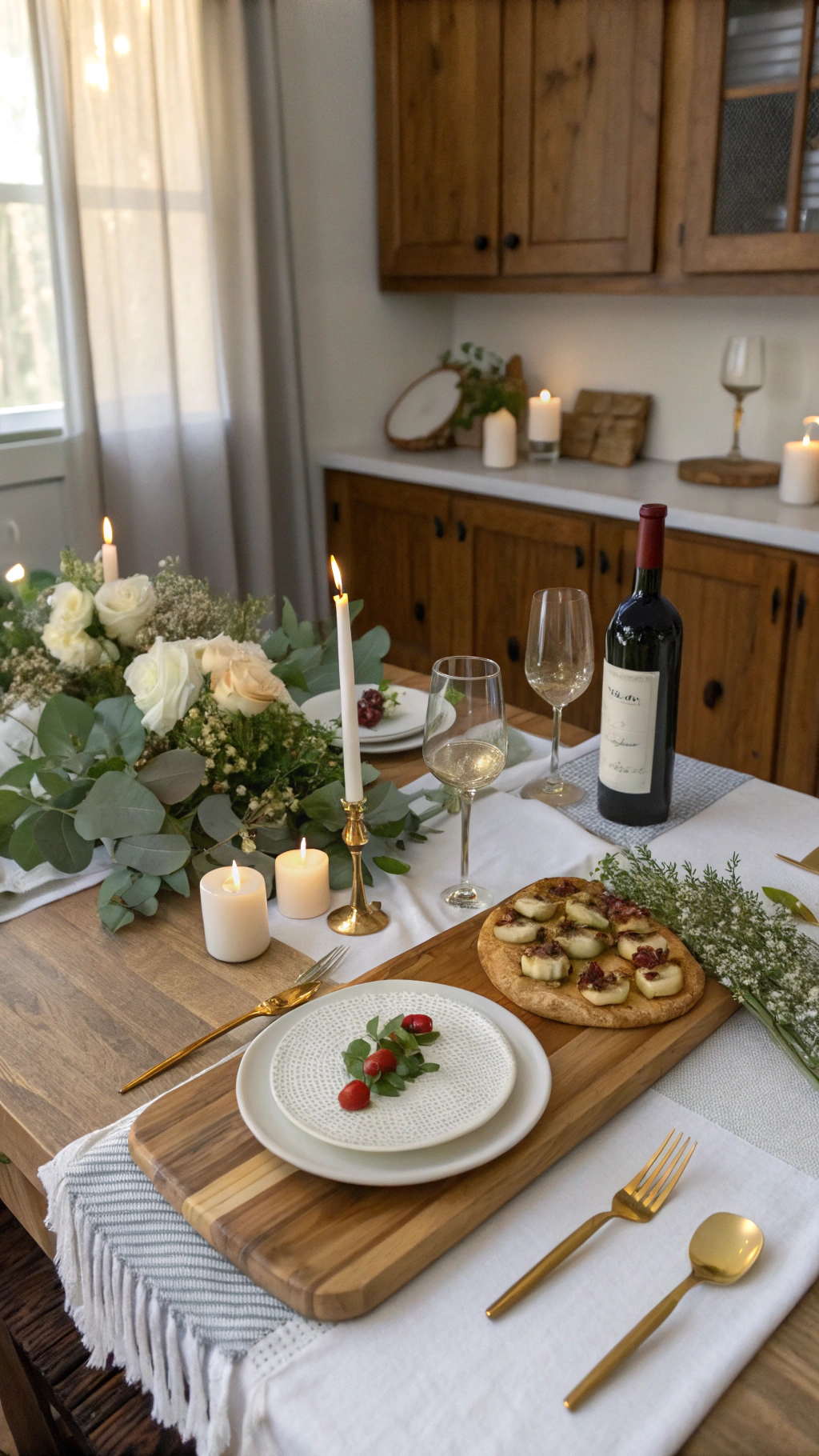 Small Farmhouse Kitchen Table Settings for Entertaining