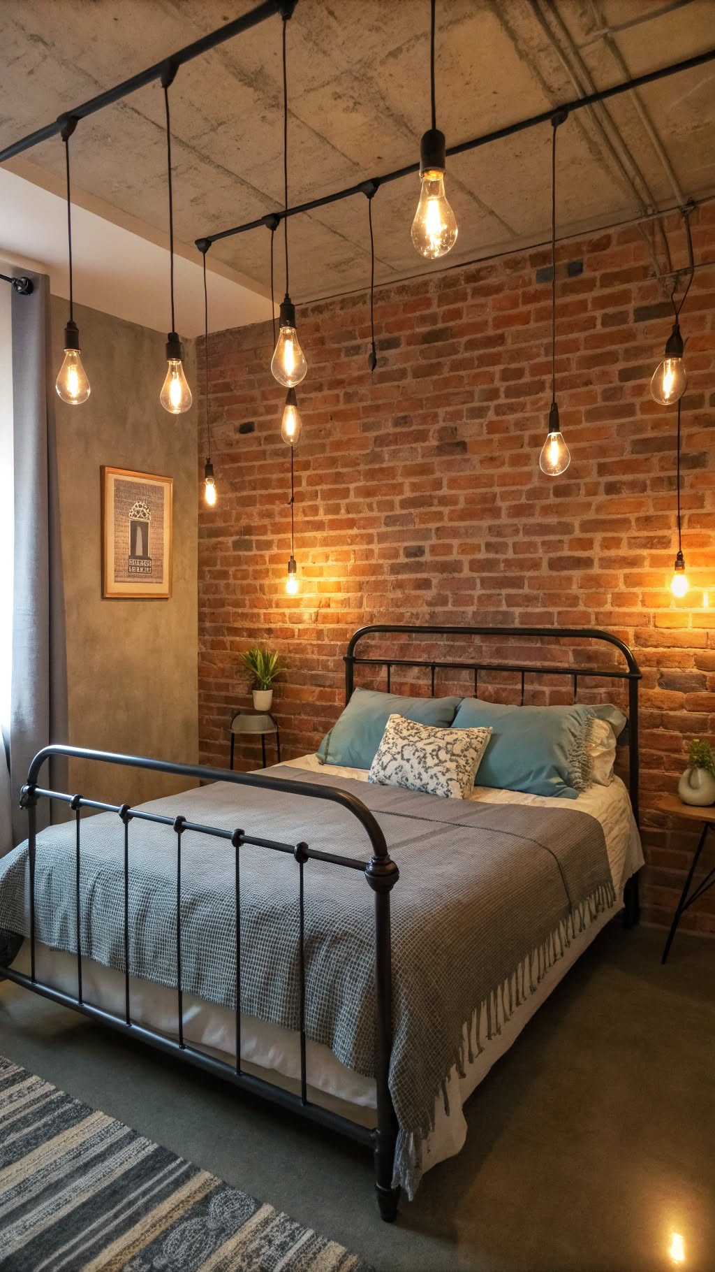 10. Exposed Brick Accent Wall