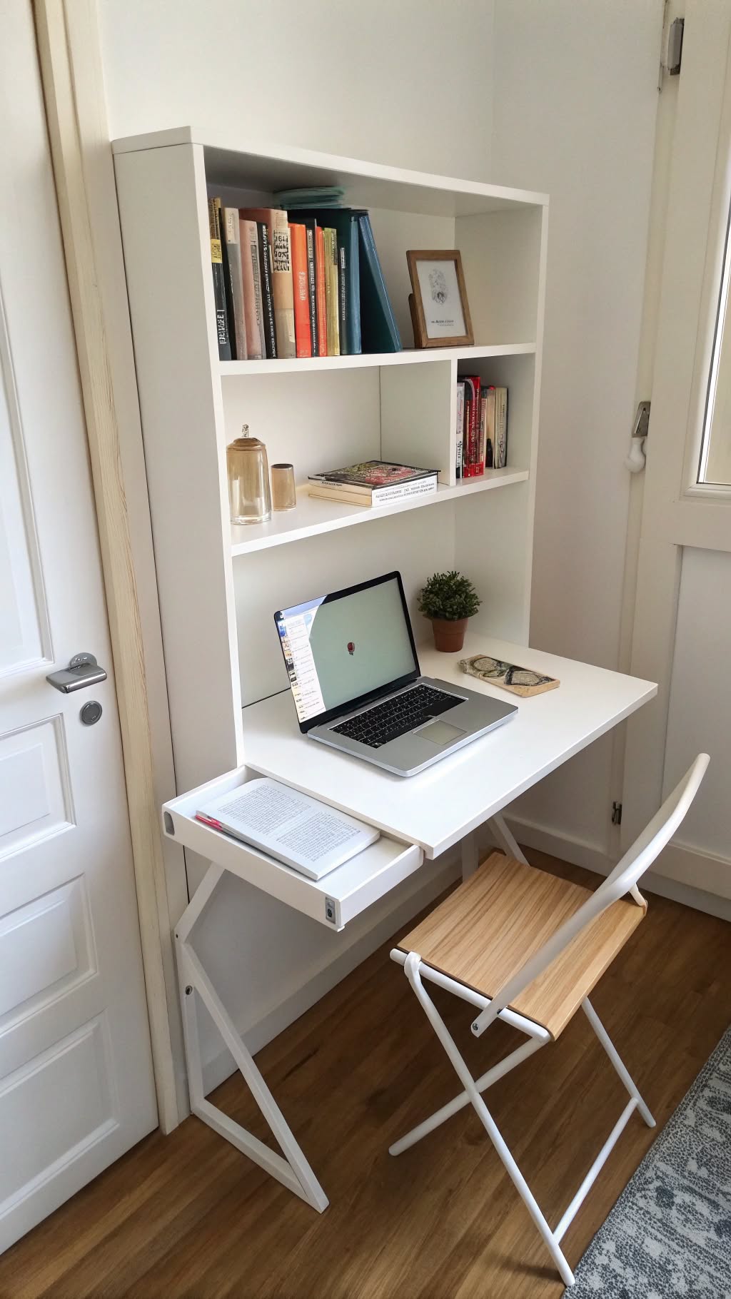 10. The Wall-Mounted Desk