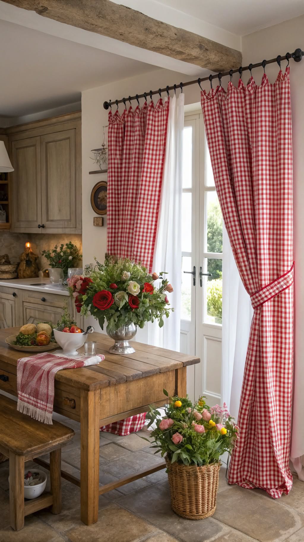 11. Gingham Patterns for a Charming Touch