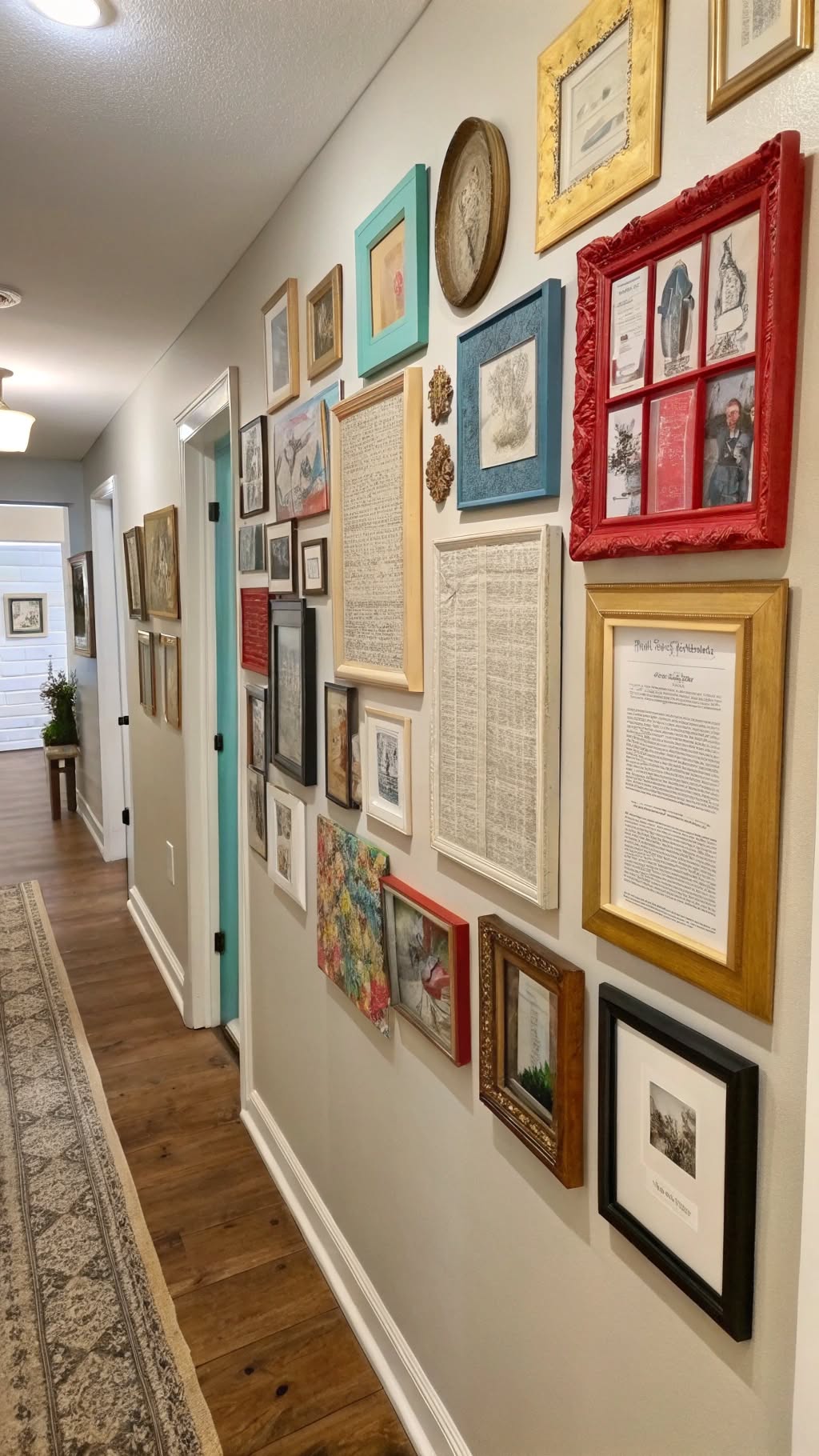 11. Hang a Gallery Wall with Thrifted Frames