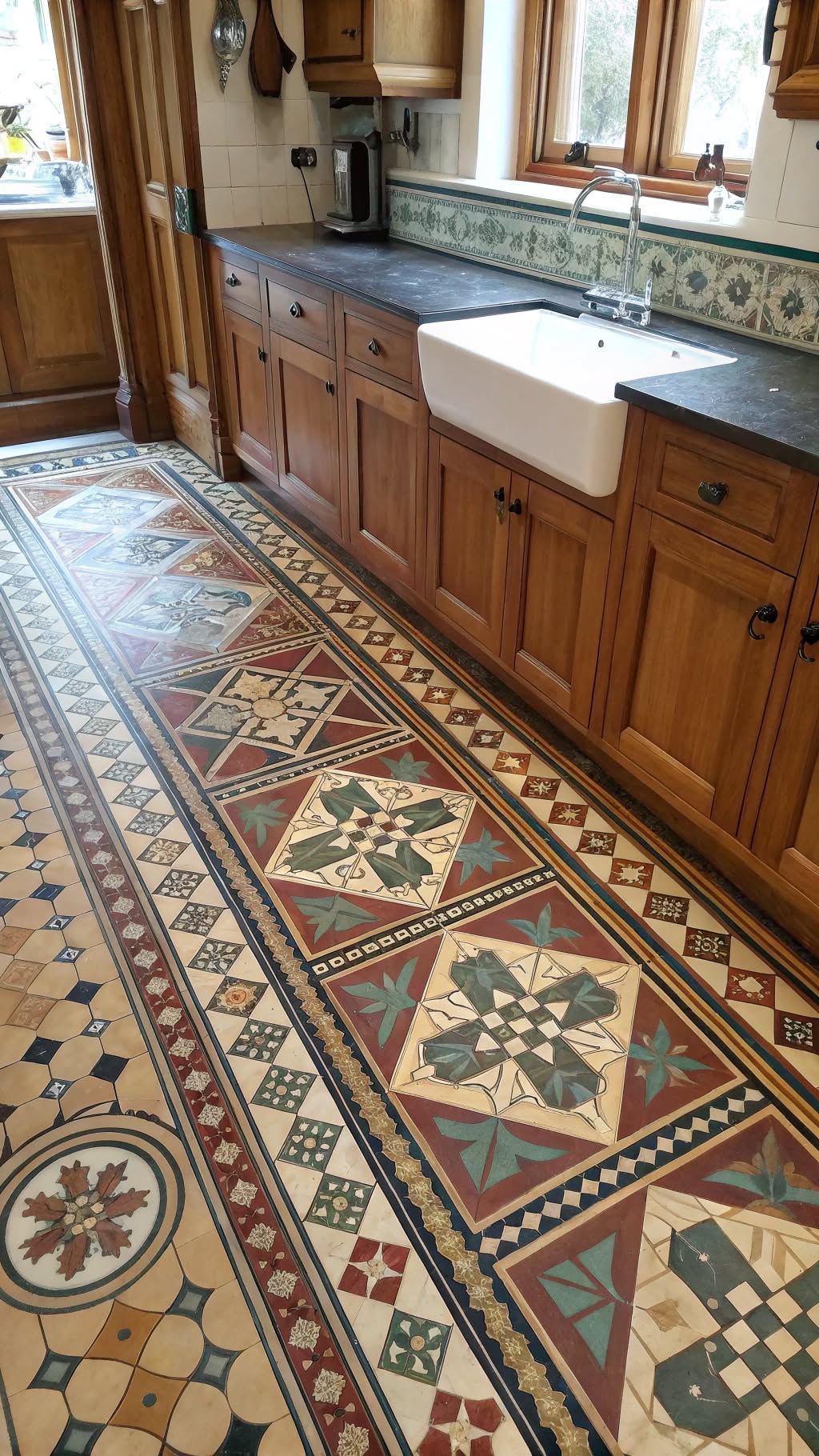 11. Ornate Victorian Floor Tiles