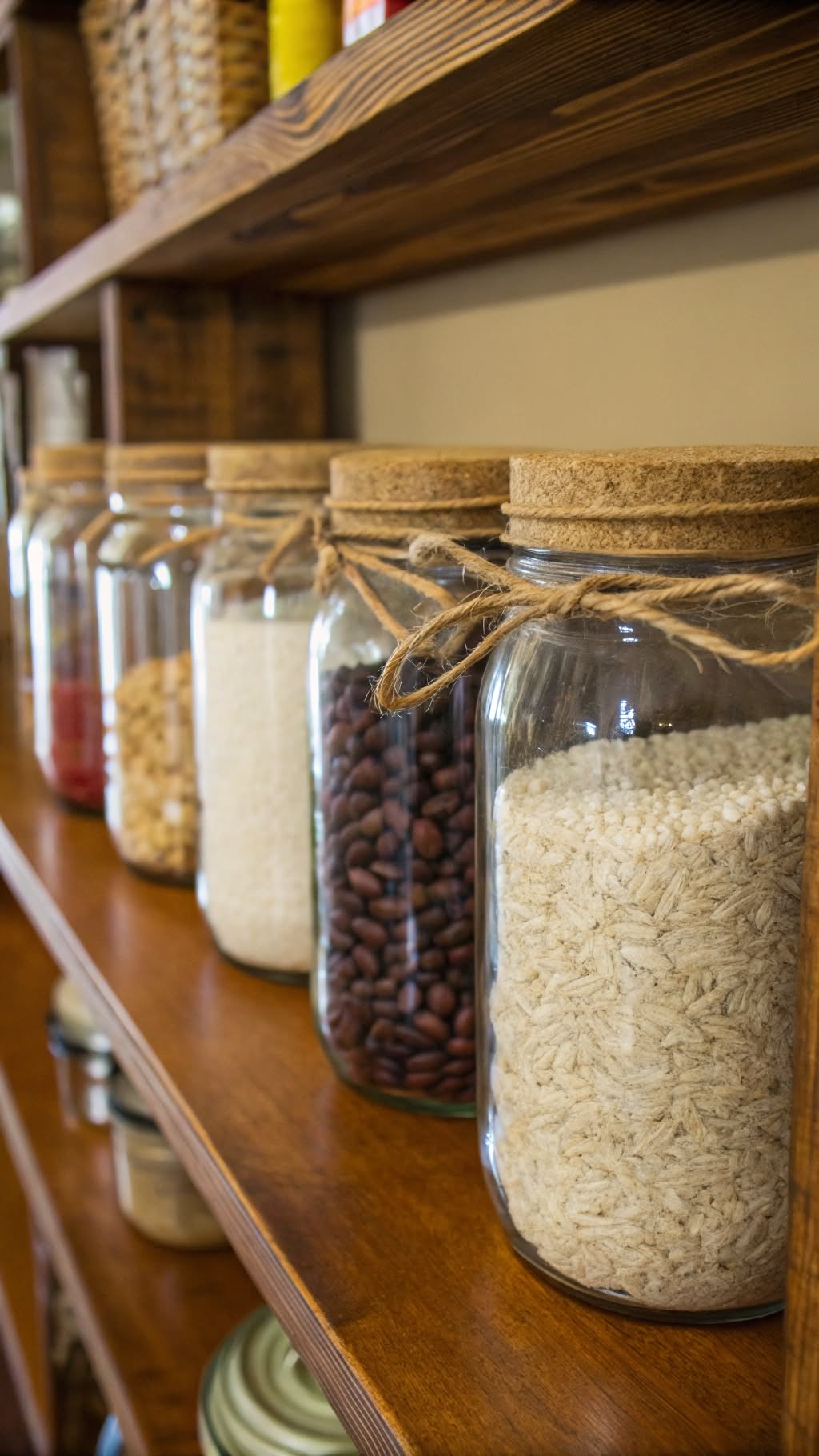 12. Incorporate Mason Jar Storage Solutions