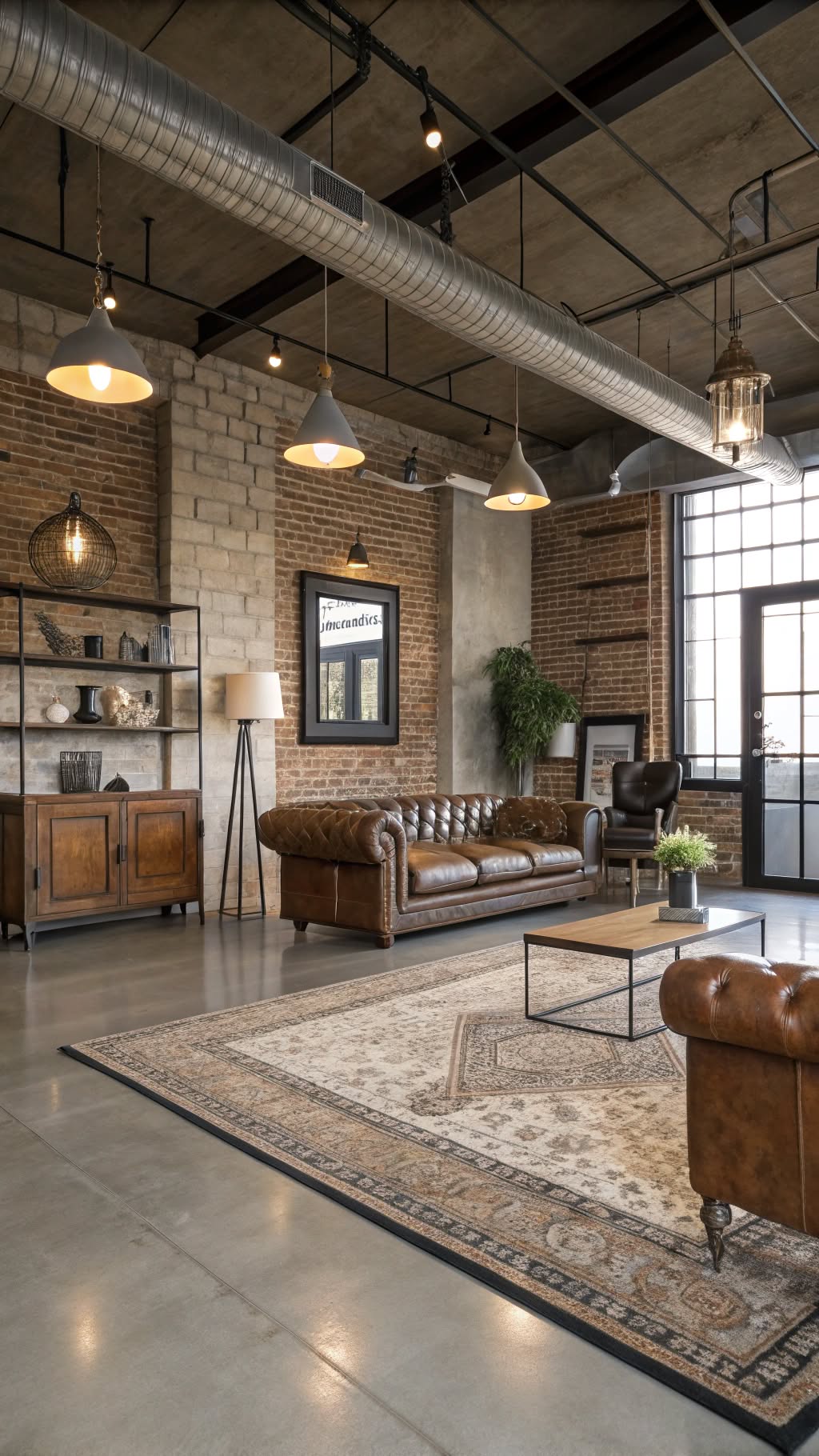 12. Polished Concrete for Industrial Flair