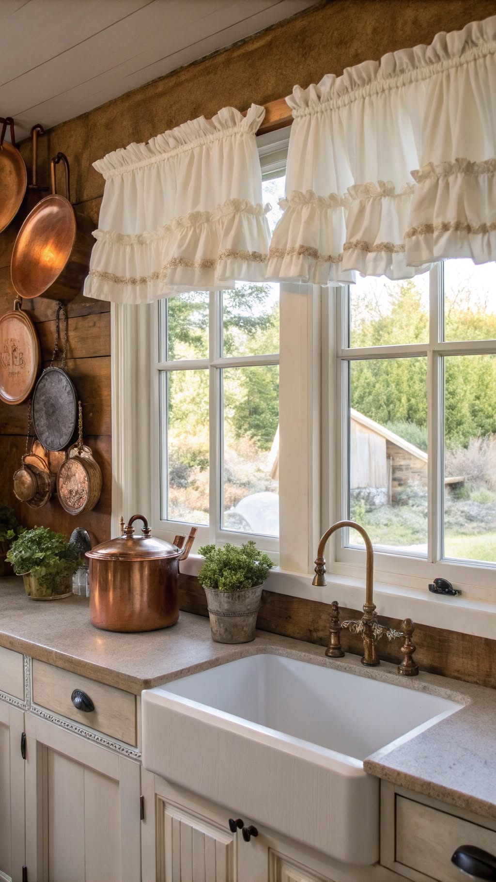 12. Ruffled Valances for Subtle Drama