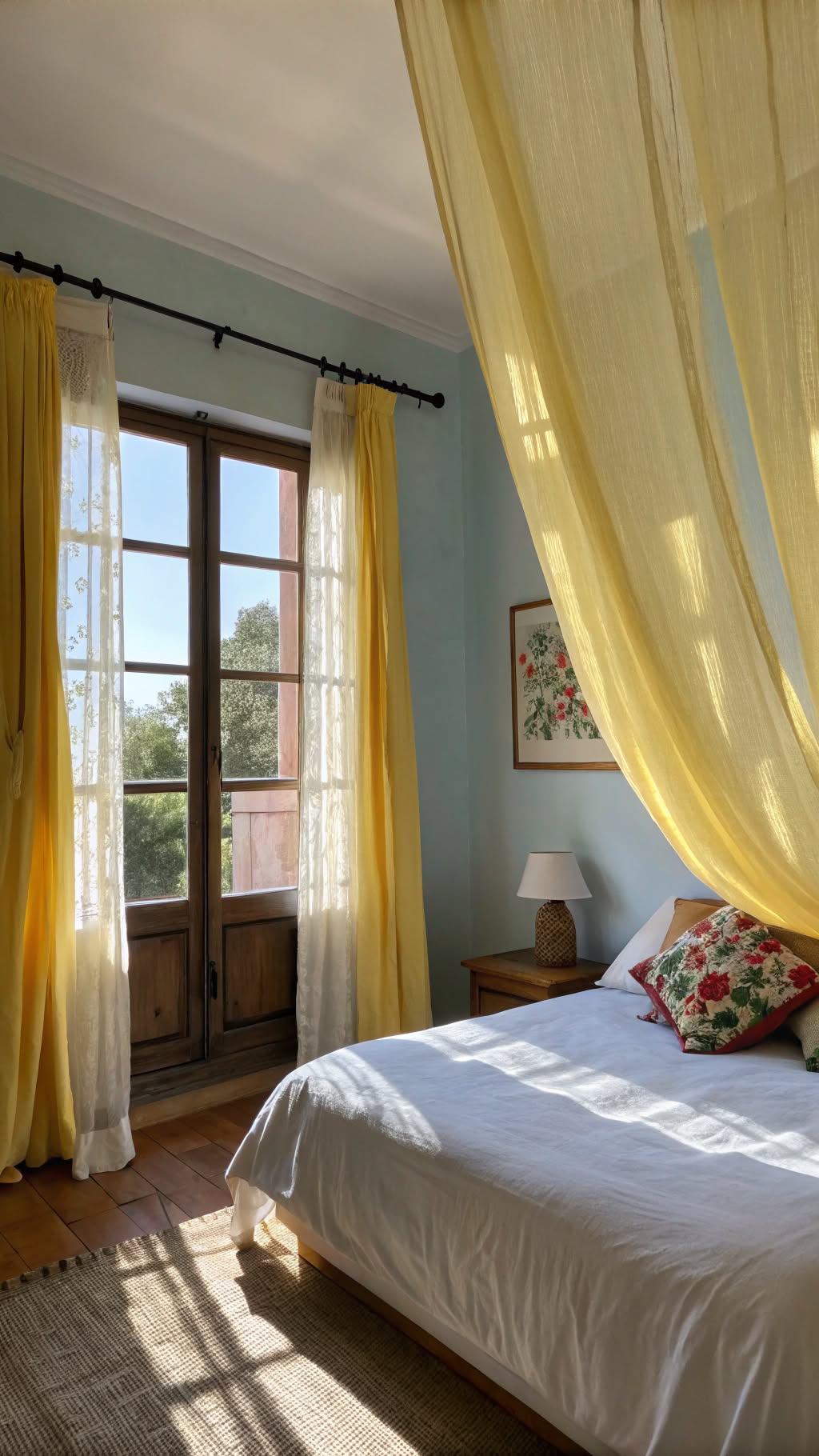 12. Use Yellow Curtains for Soft Light