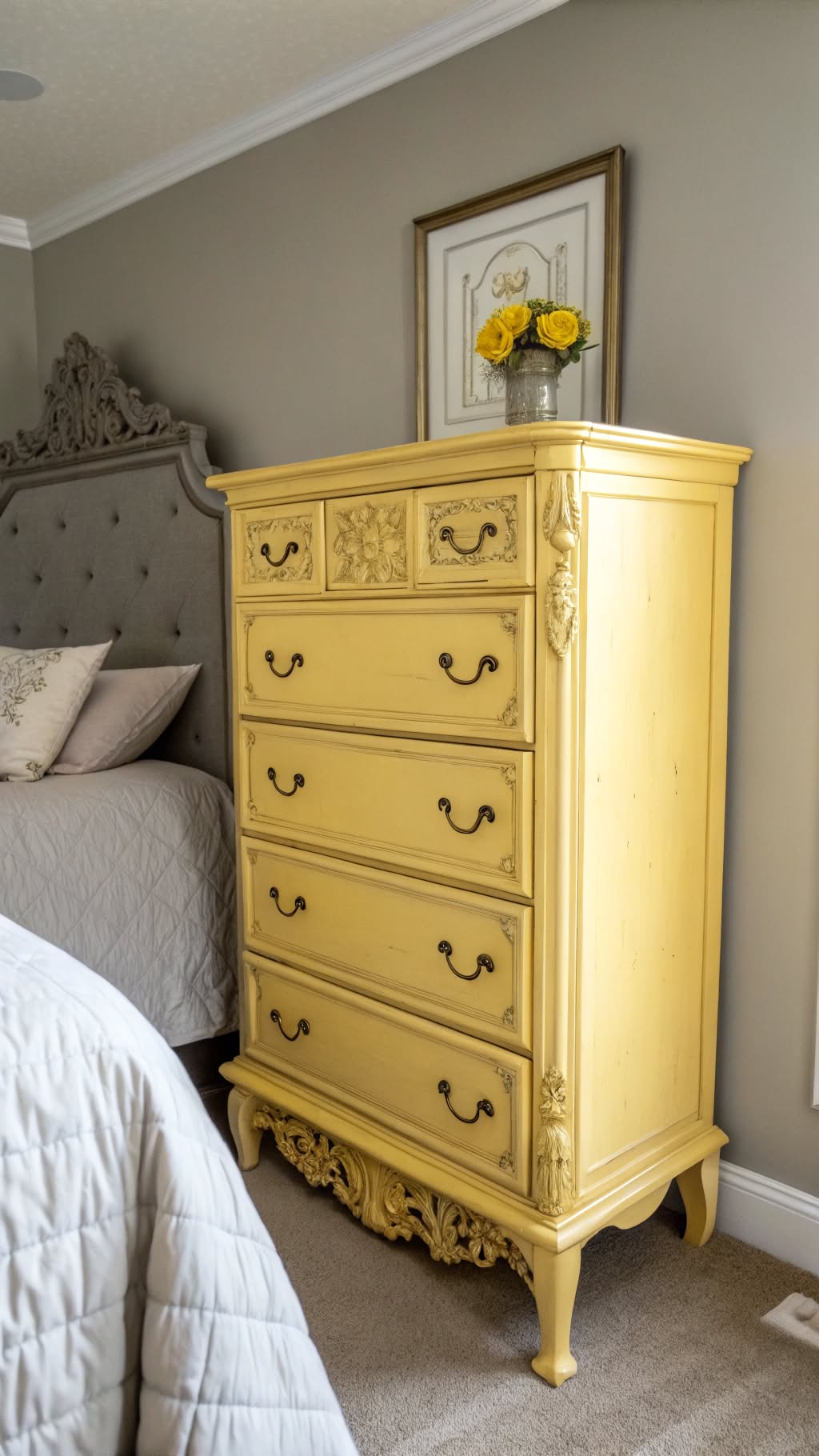 13. Paint Your Furniture Yellow