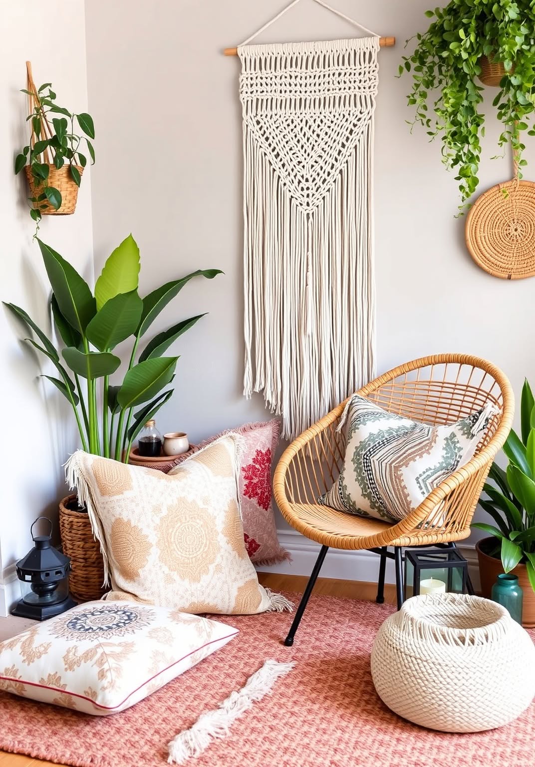 14. Boho Chic Corner