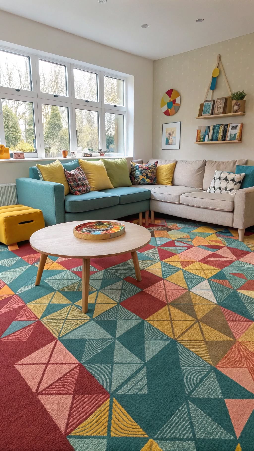 15. Carpet Tiles for Versatility and Fun