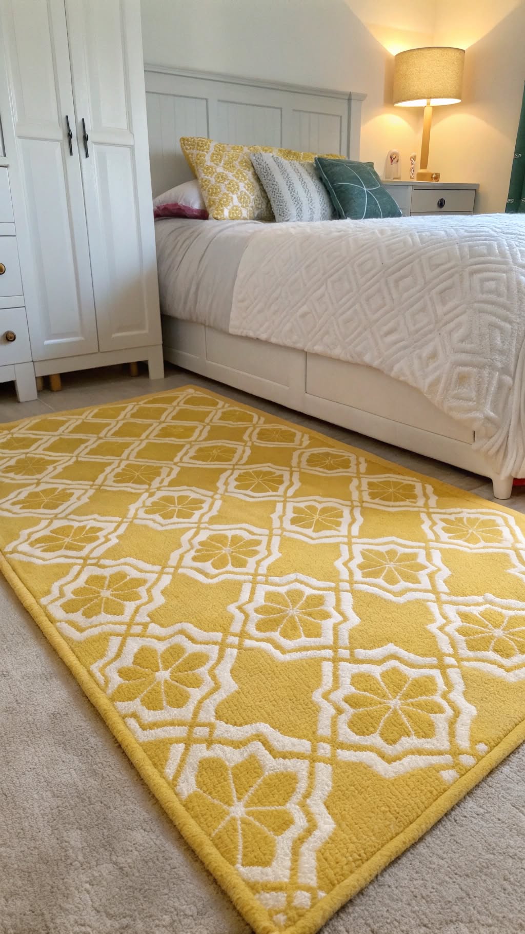 15. Layer Yellow Rugs