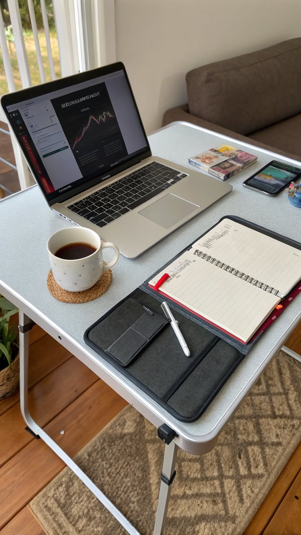 15. The Foldable Card Table Desk