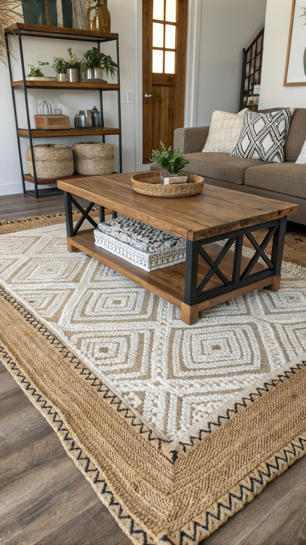 17. Layer Rugs for Added Comfort