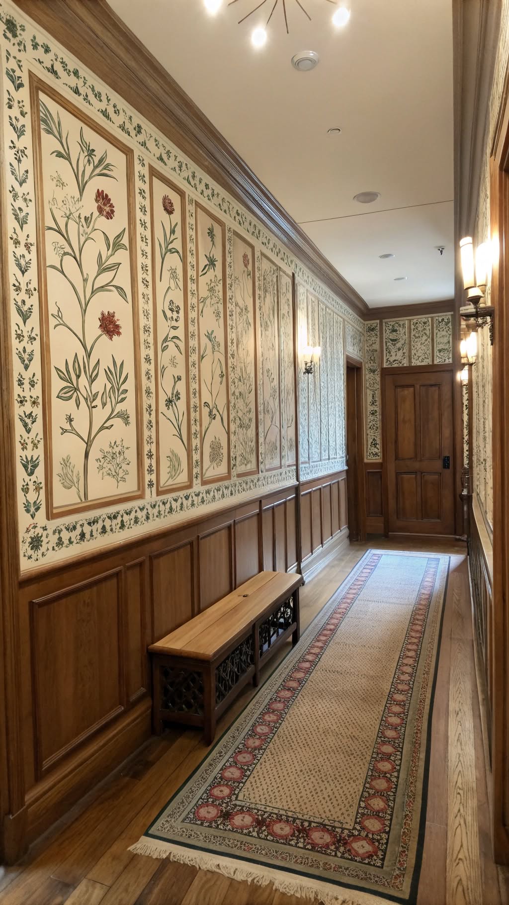 18. Patterned Paneling for Artistic Appeal