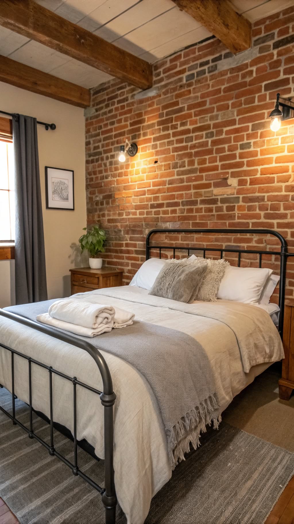 1. Exposed Brick Walls for Authentic Charm