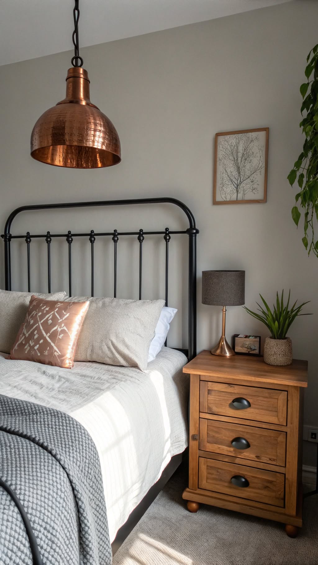 2. Metal Accents for a Sleek Edge