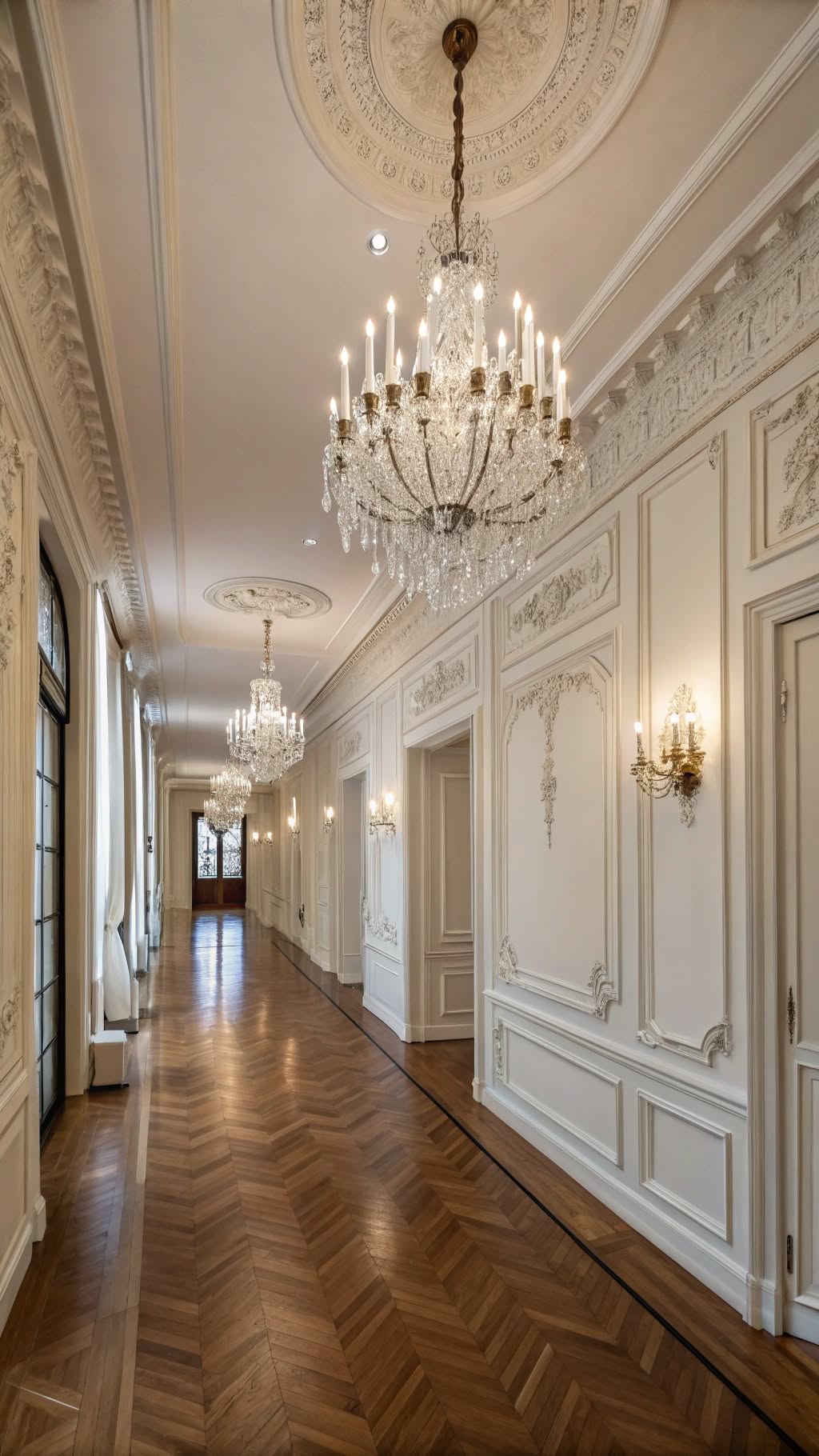 3. Floor-to-Ceiling Panelling for Drama