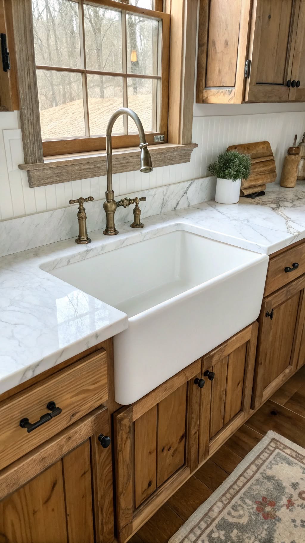 3. Use a Farmhouse Sink for Timeless Style