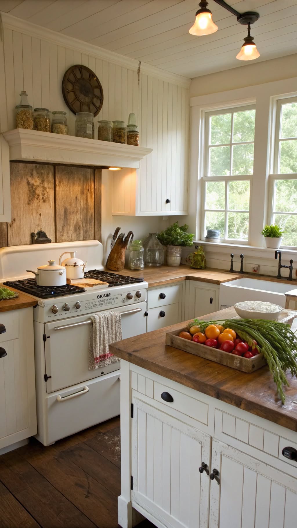 4. Install a Butcher Block Countertop