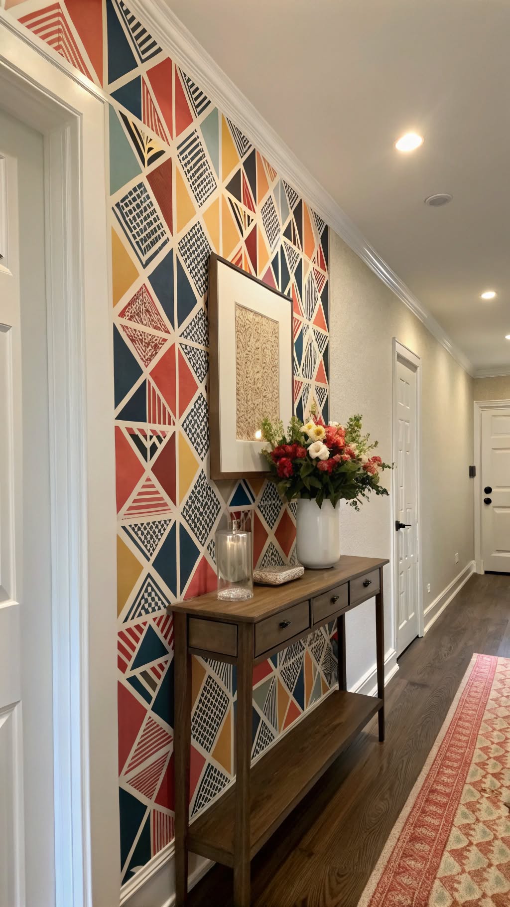 4. Peel-and-Stick Wallpaper Accents