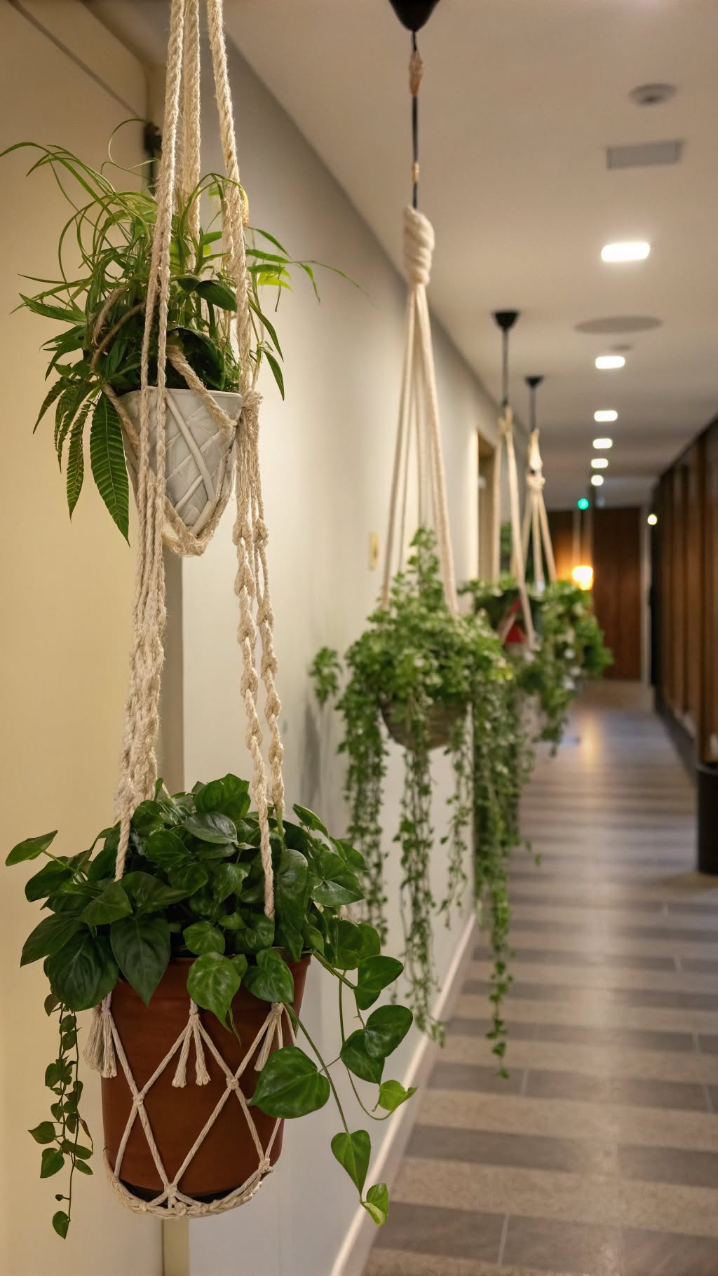 5. Hanging Plants for a Fresh Touch