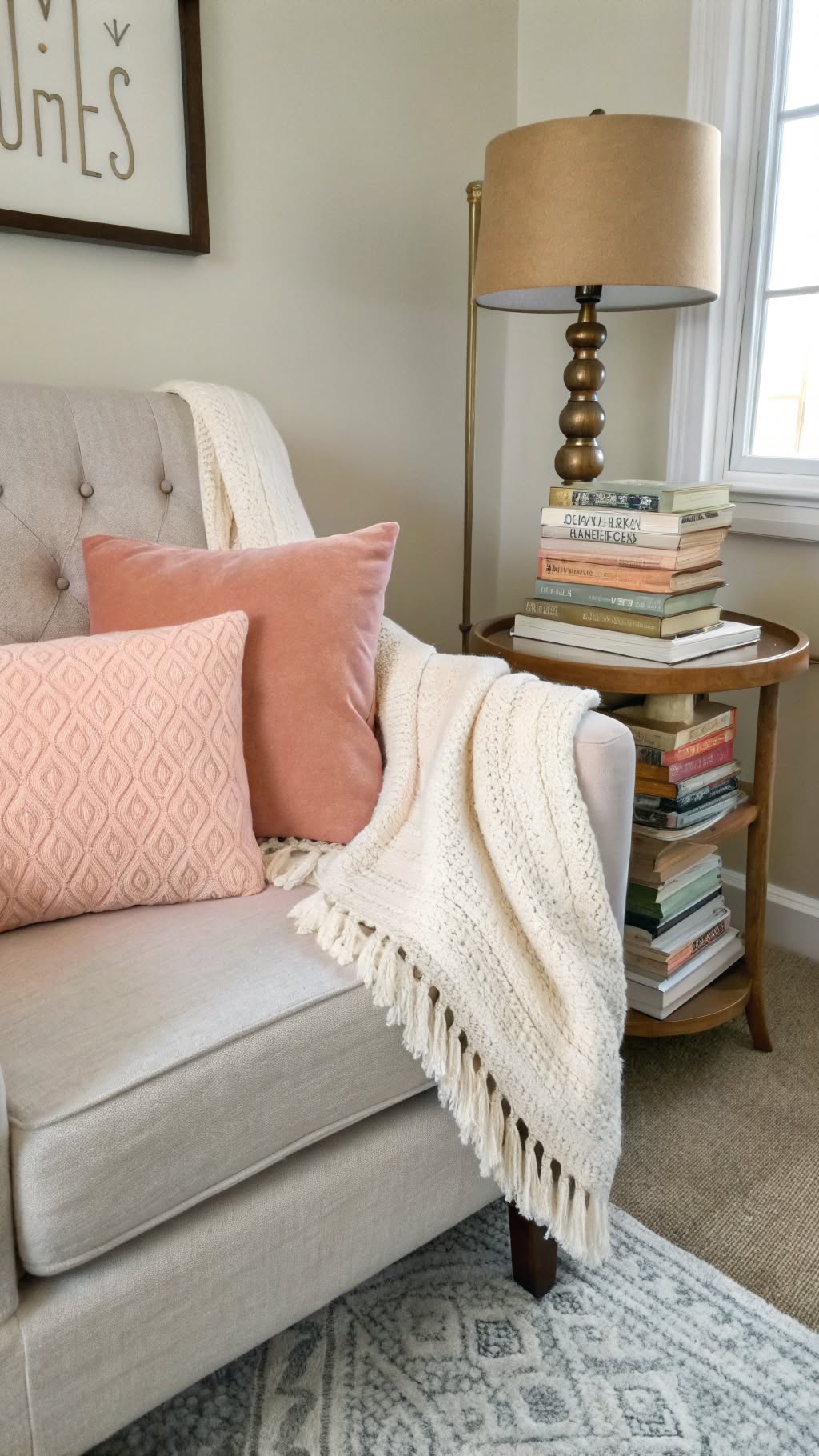 7. Pink Throw Pillow