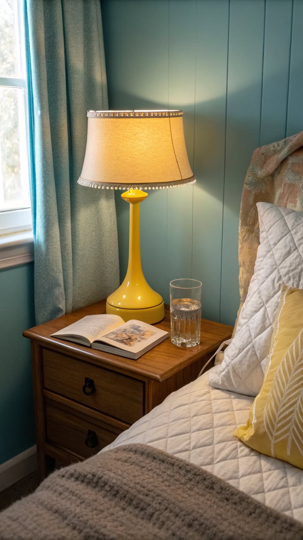 8. Add a Yellow Lamp or Lighting Fixture