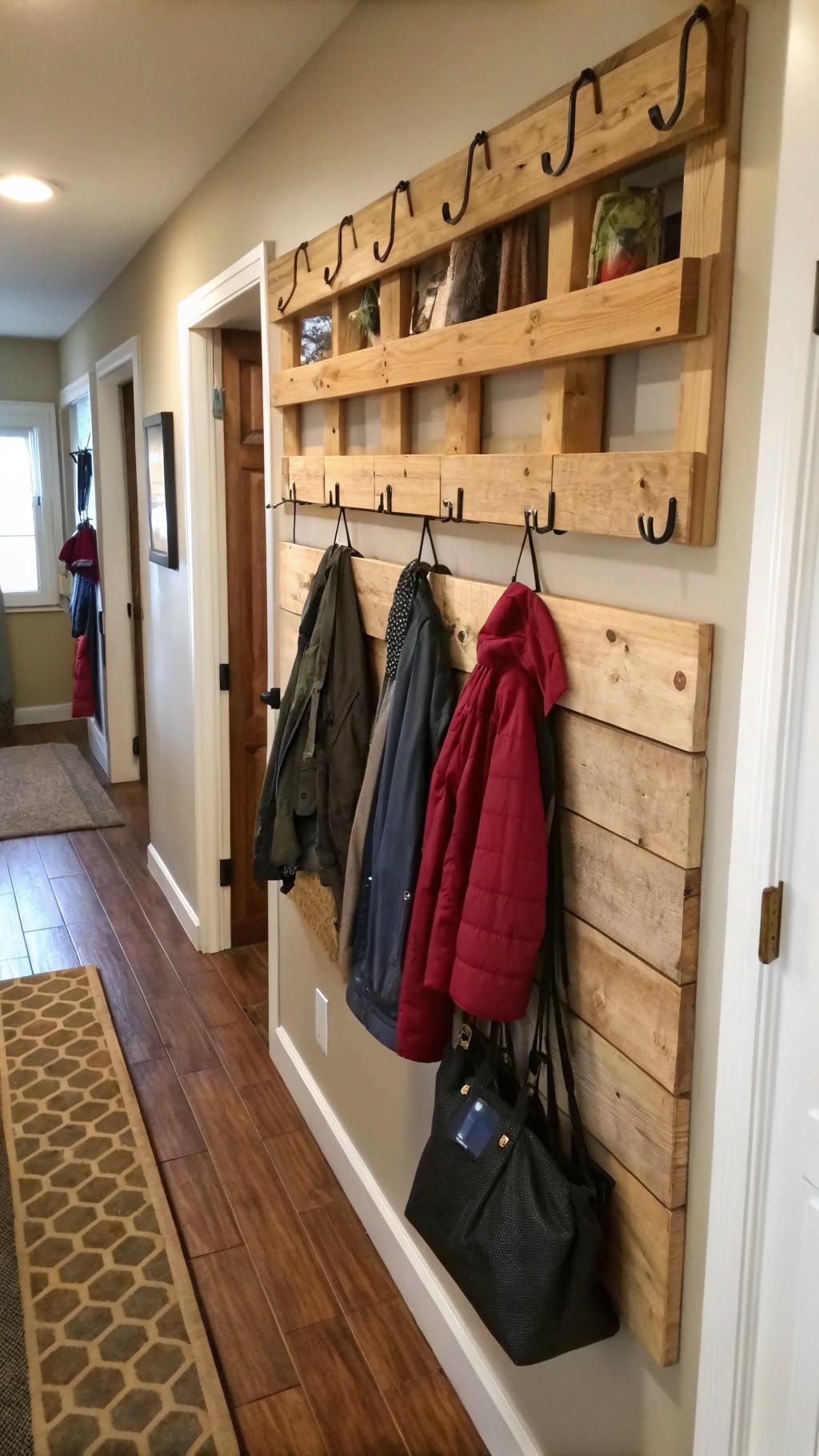 9. DIY Wall Hooks and Organizers