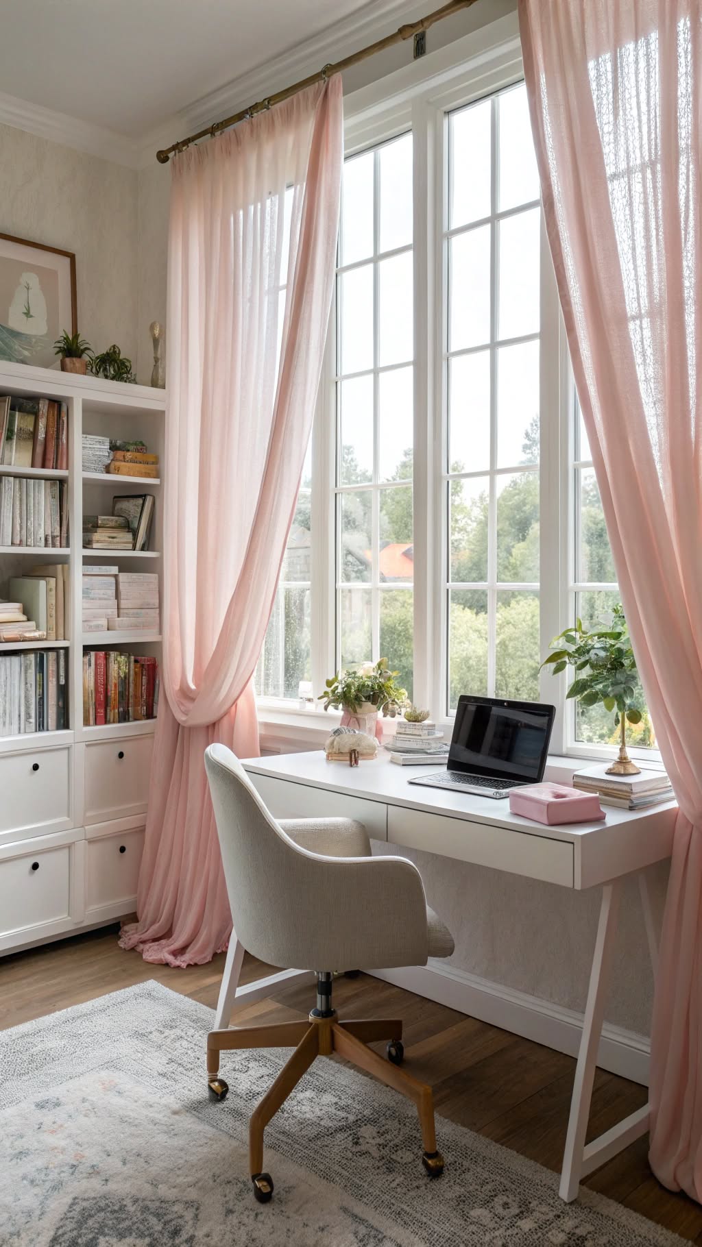 9. Pink Curtains
