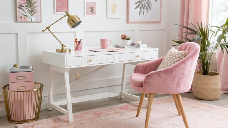 18 Pink Office Decor Touches For A Feminine Workspace