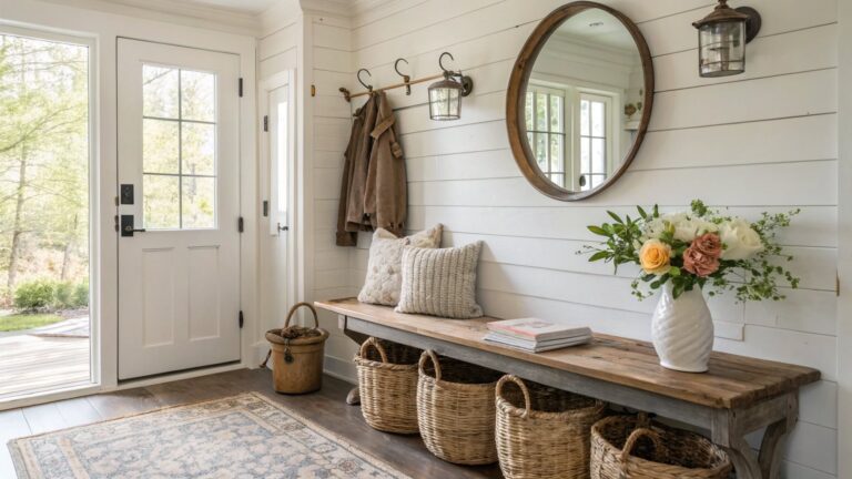 Farmhouse Entryway Ideas Essential Hallway Decor