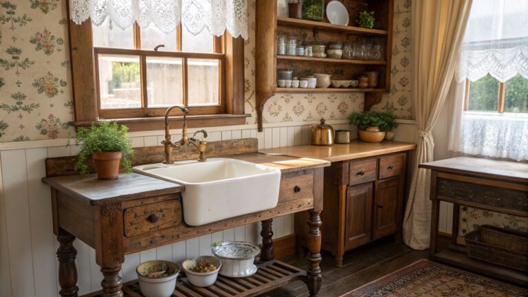 17 Vintage Kitchen Decor Ideas With Stunning Victorian Farmhouse Touches
