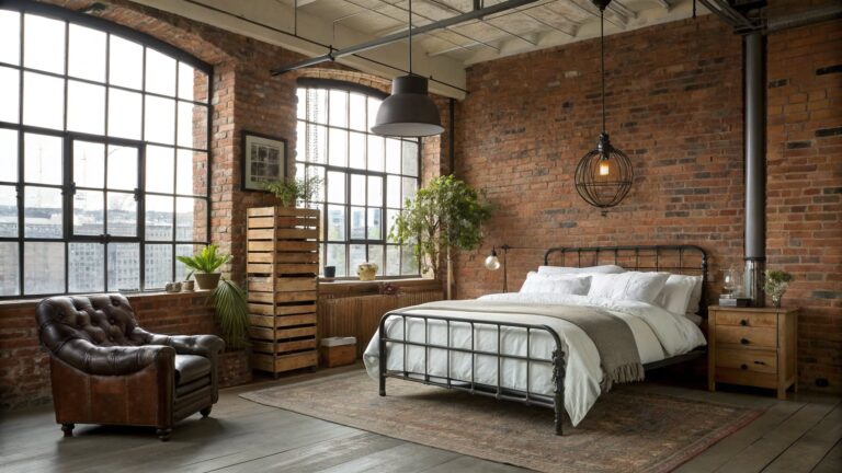 17 Industrial Bedroom Designs For Urban Loft Vibes