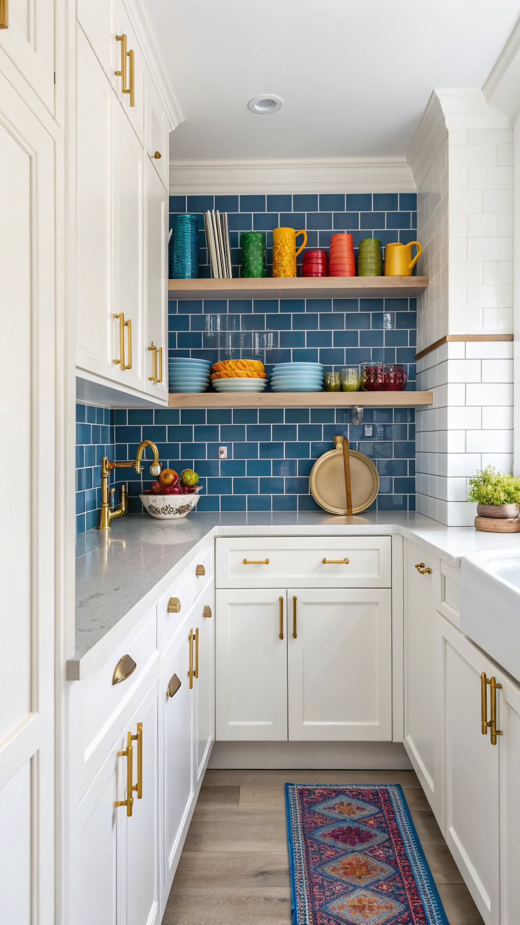 11. Crisp White with Bold Accents
