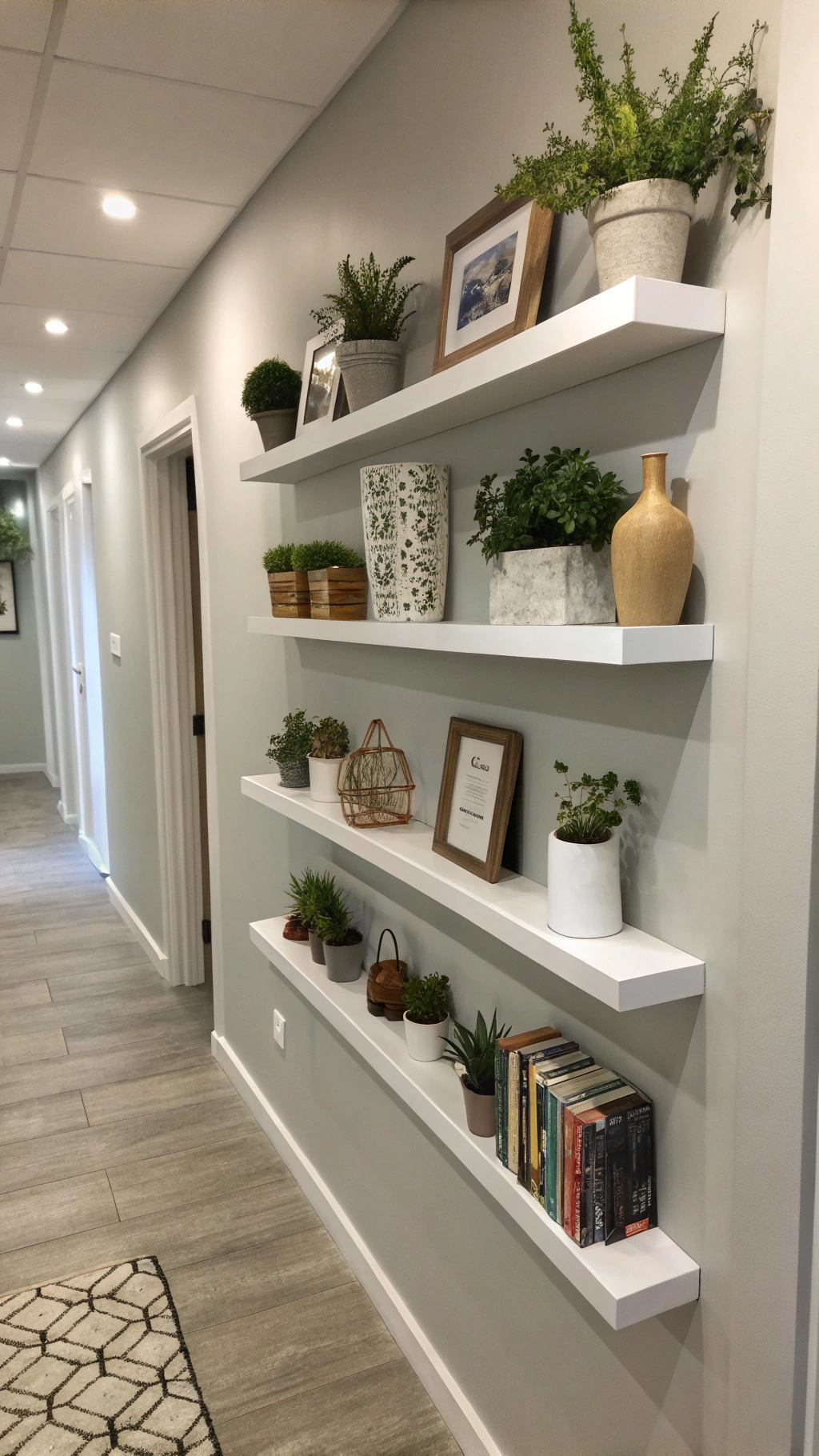 12. Install Floating Shelves
