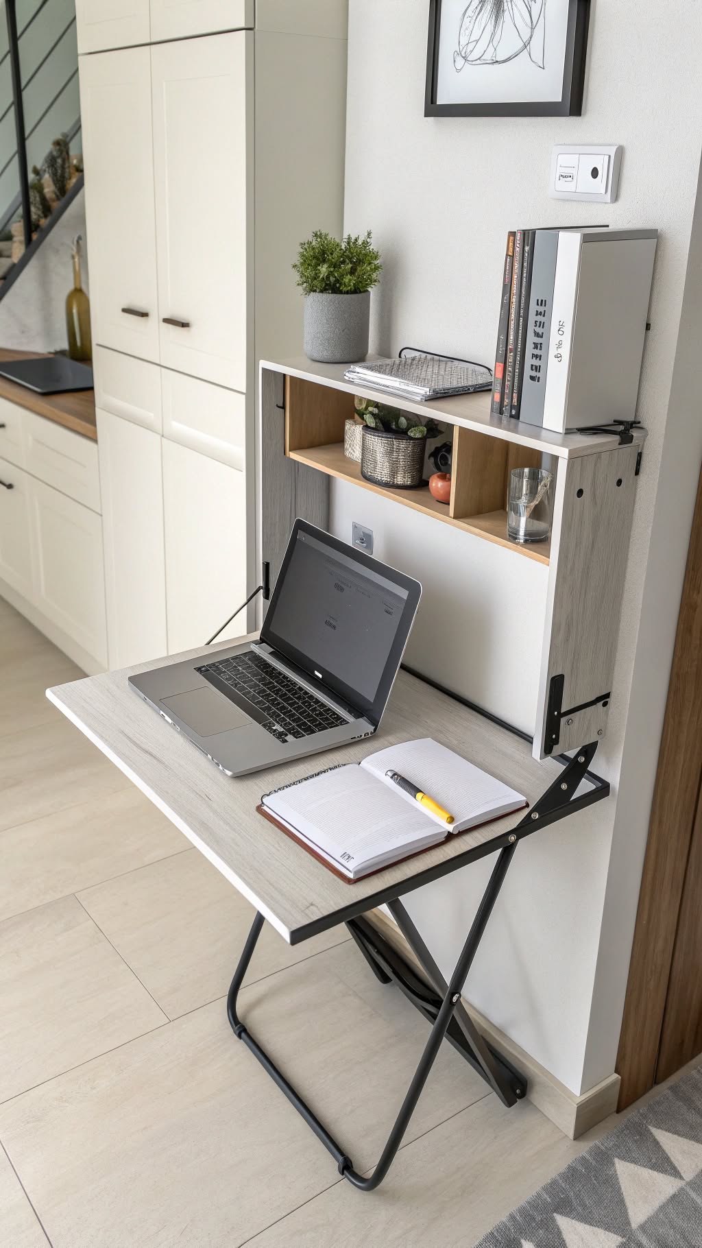 13. Create a Wall-Mounted Folding Desk