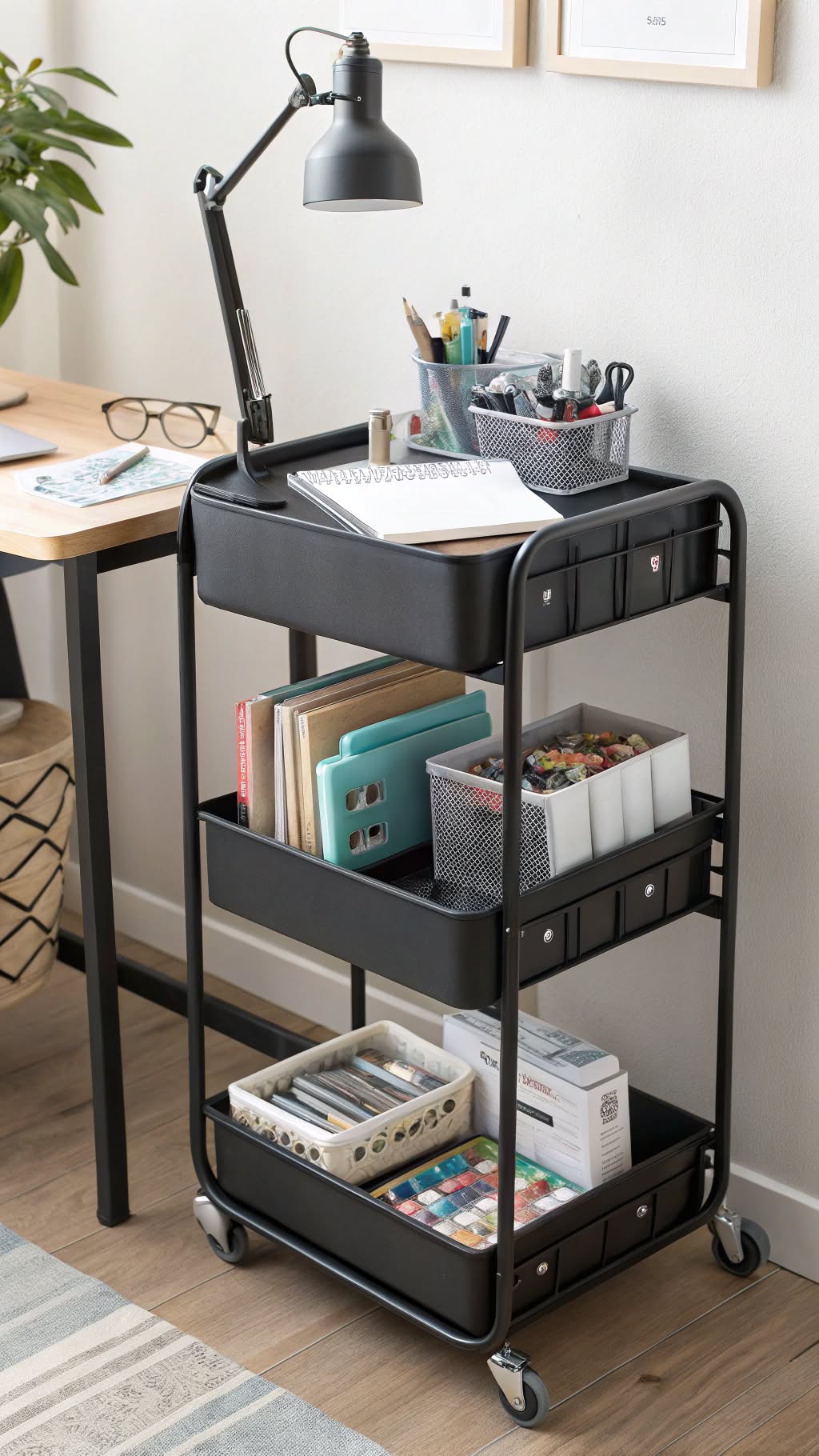 13. Rolling Cart for Mobile Storage