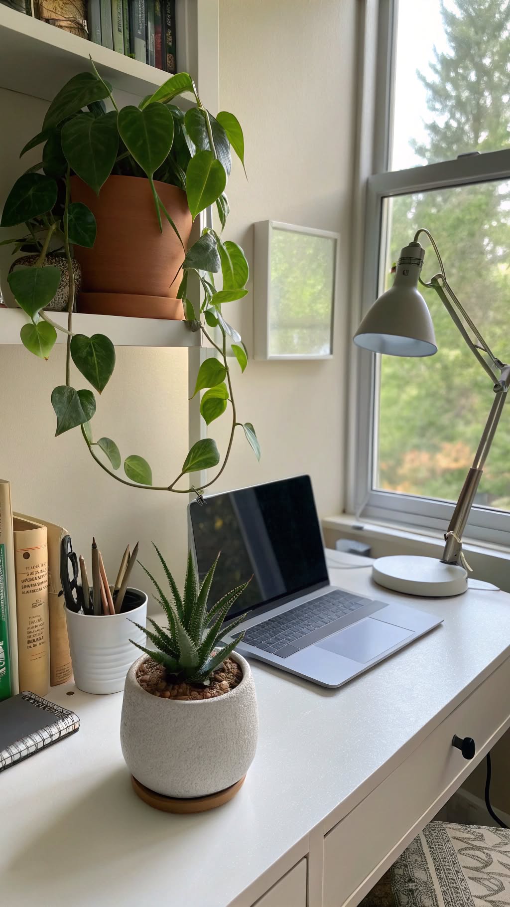 14. Add Greenery with Low-Maintenance Plants
