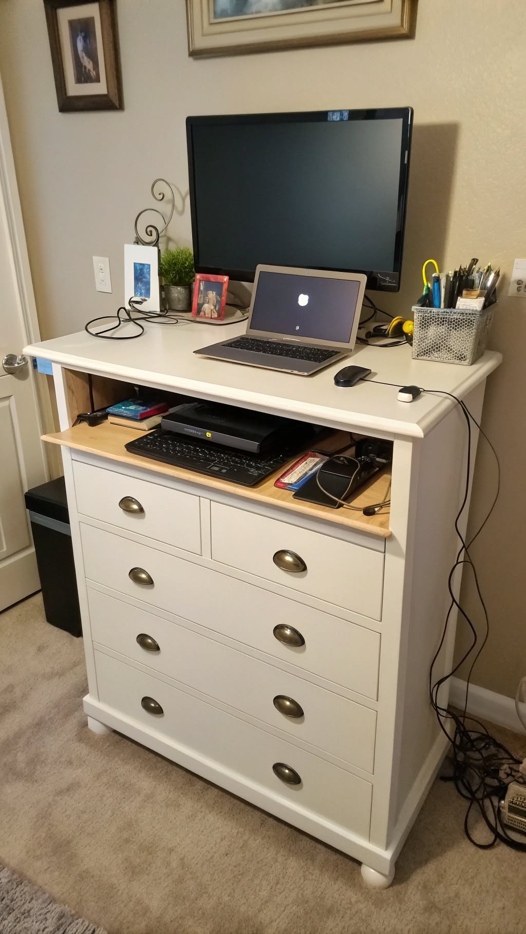 14. Convert a Dresser into a Standing Desk