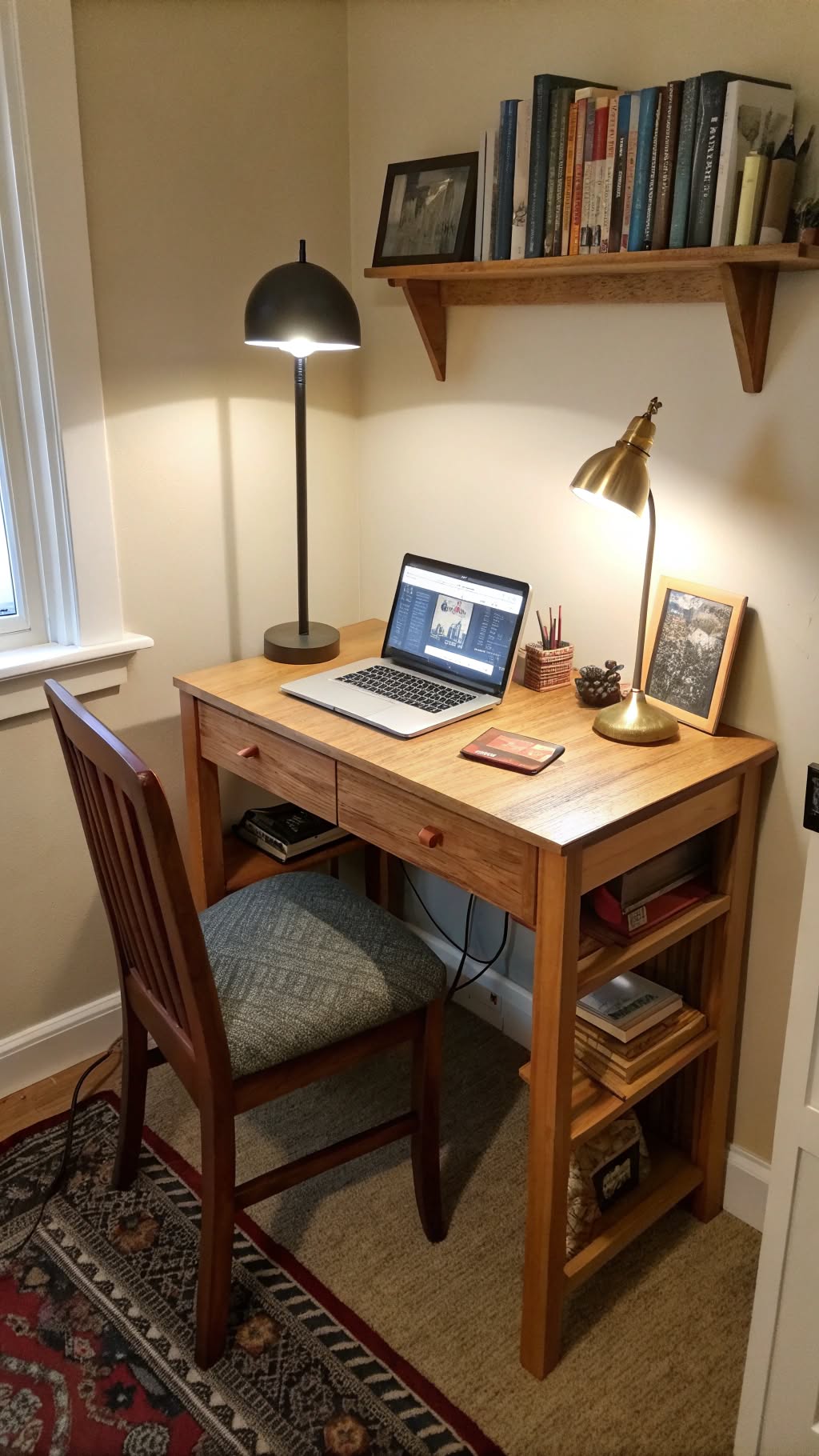 15. The Compact Corner Desk