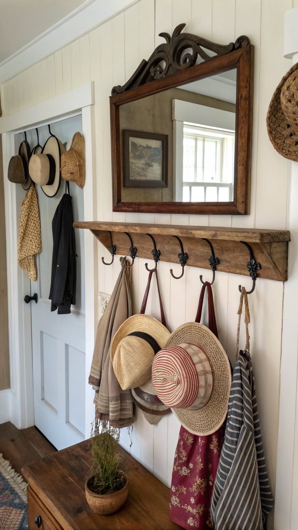 16. Display a Collection of Vintage Hats