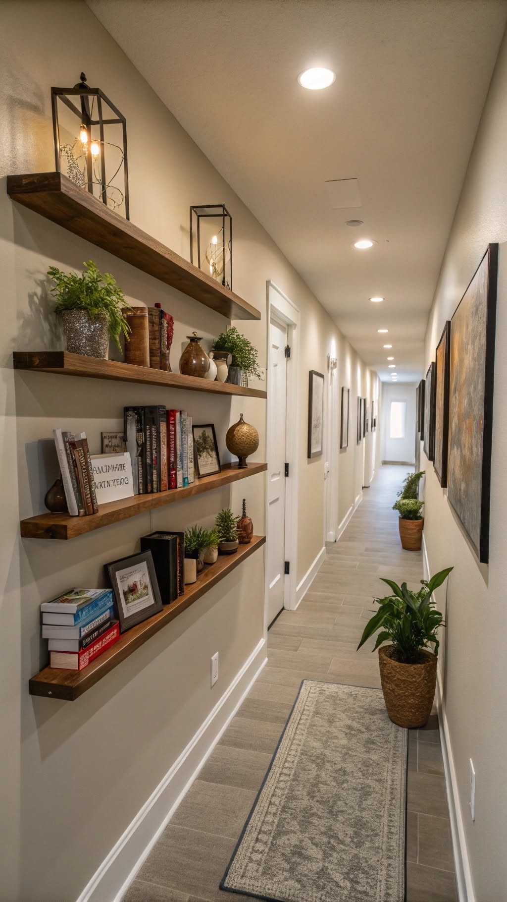 16. Install Floating Shelves
