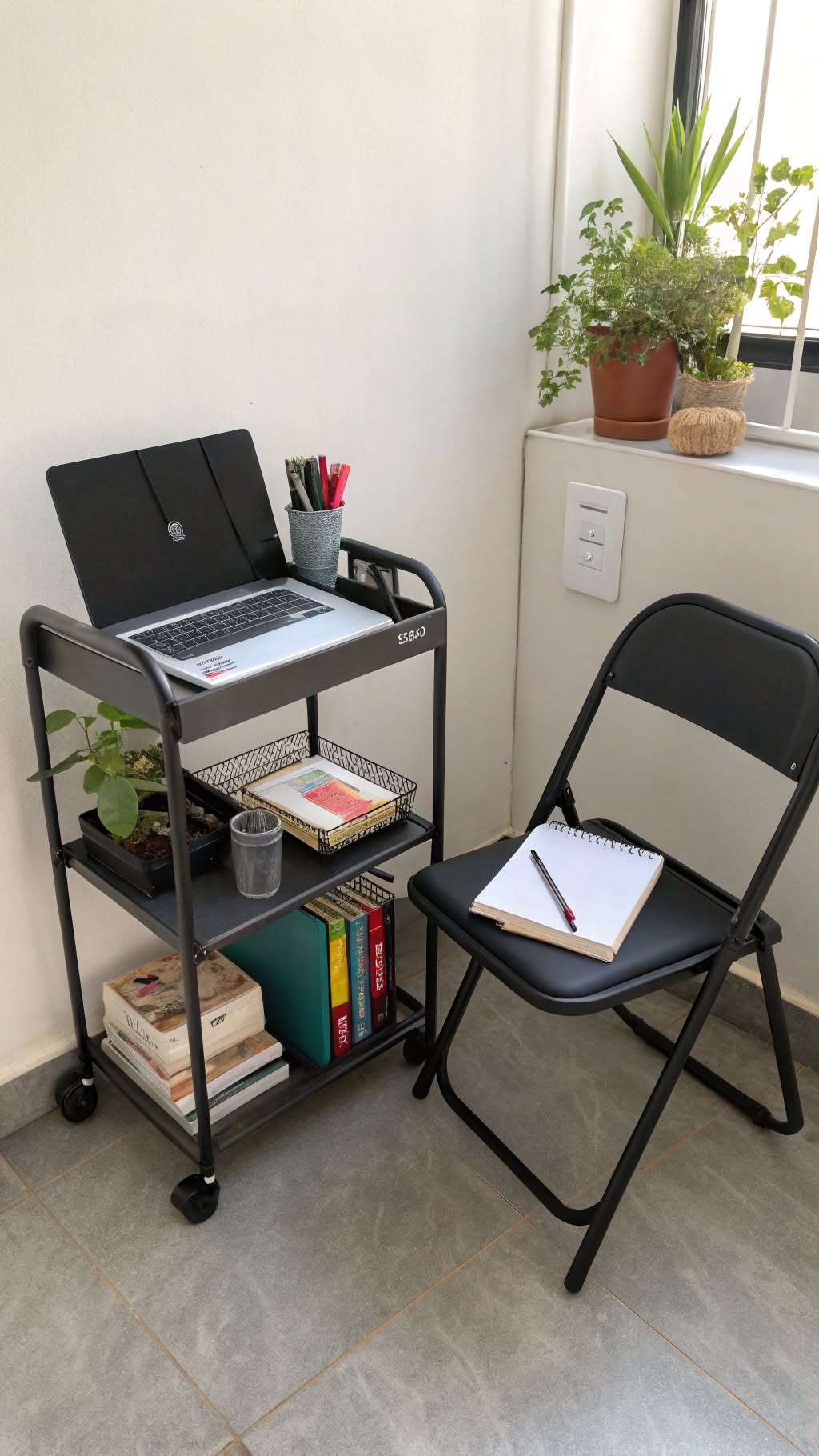 18. The Rolling Cart Office
