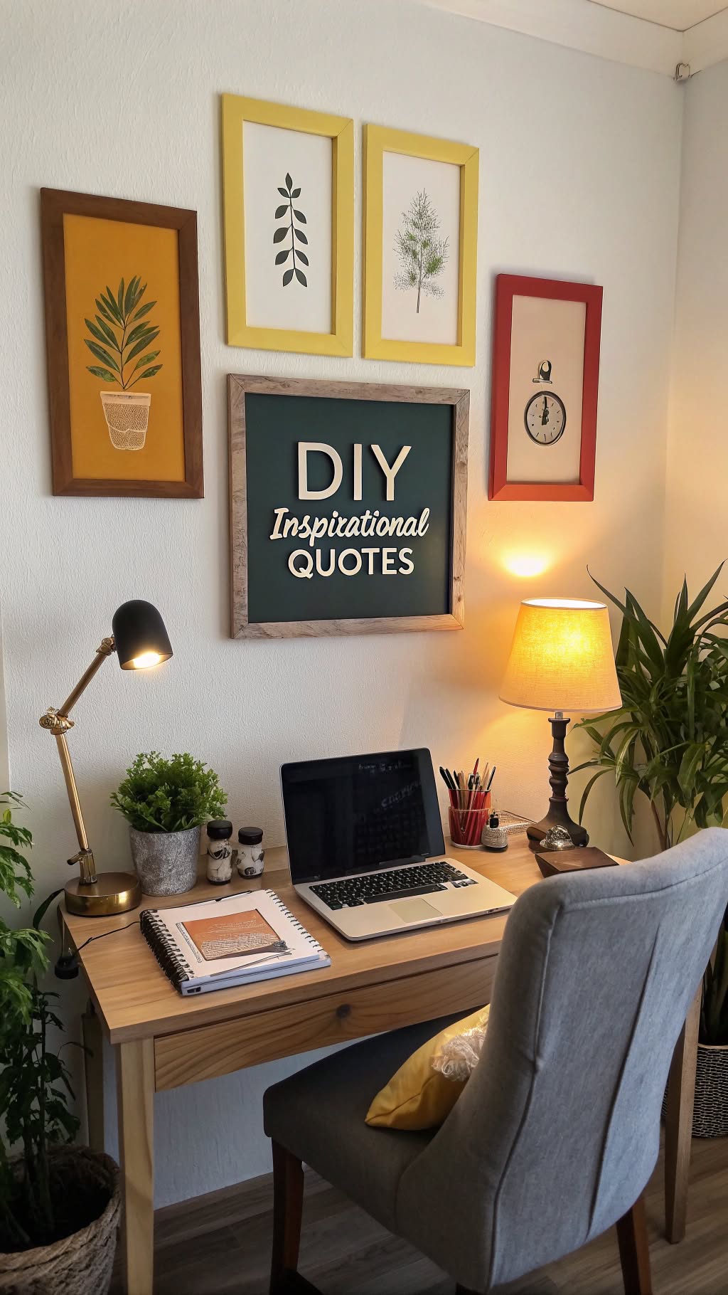 1. DIY Framed Inspirational Quotes