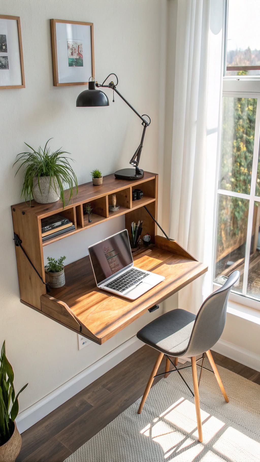 1. Floating Desk for Minimalist Vibes