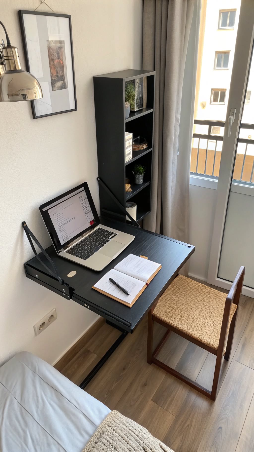 1. Wall-Mounted Foldable Desks