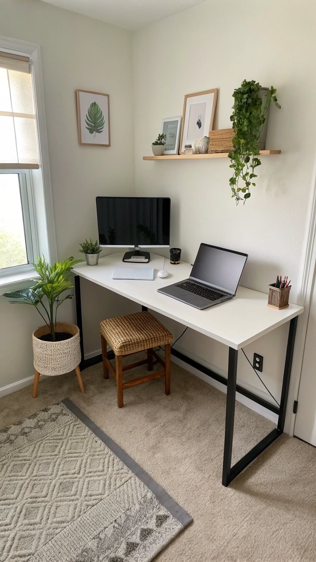 2. Compact L-Shaped Desks