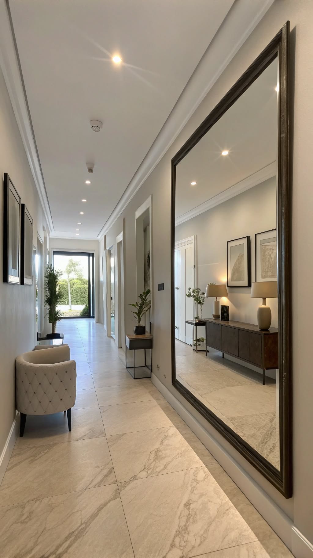2. The Sleek Modern Mirror