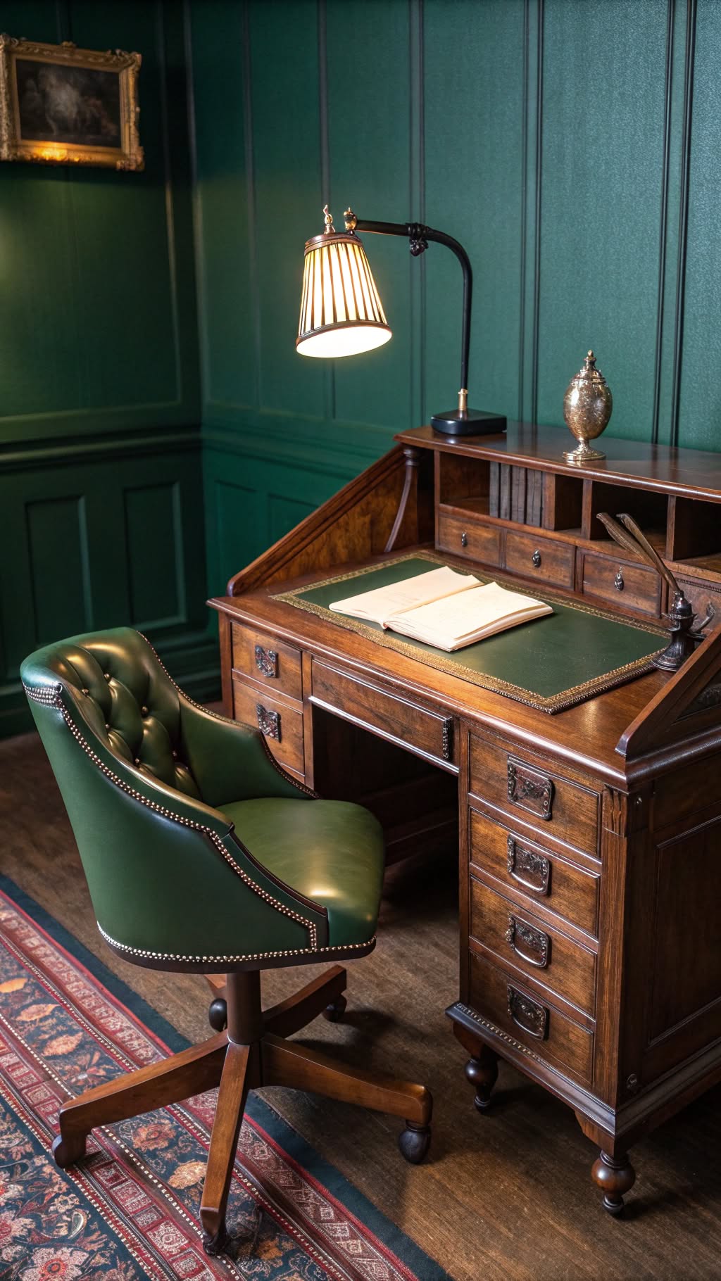 2. Vintage Desk with Character